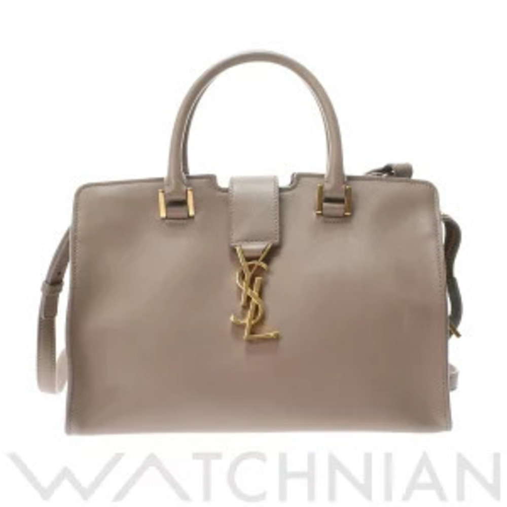 Saint Laurent Baby Cabas Beige Grain Calf Leather Bag